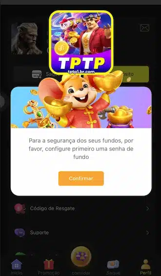 É só clicar em confirmar na mensagem que aparecer na tela.